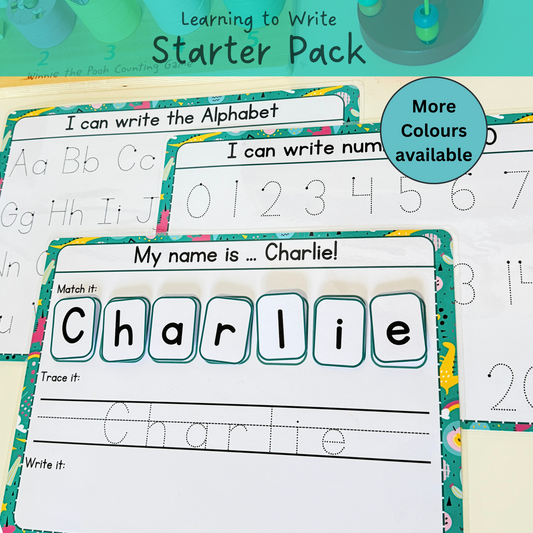 Writing Mat Bundle - Name / Numbers / Alphabet