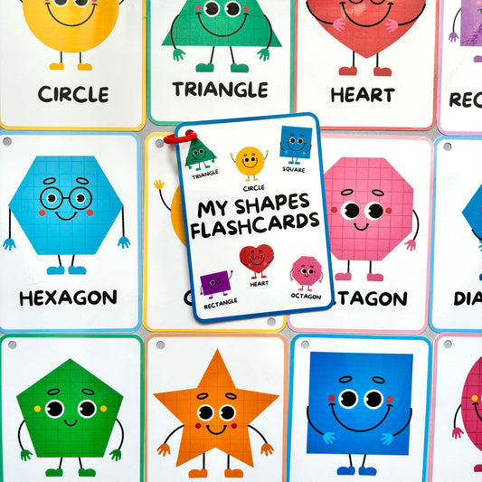 Shapes Flashcards, Preschool Resources, Basic Shapes Flash cards, Children’s Maths Learning,